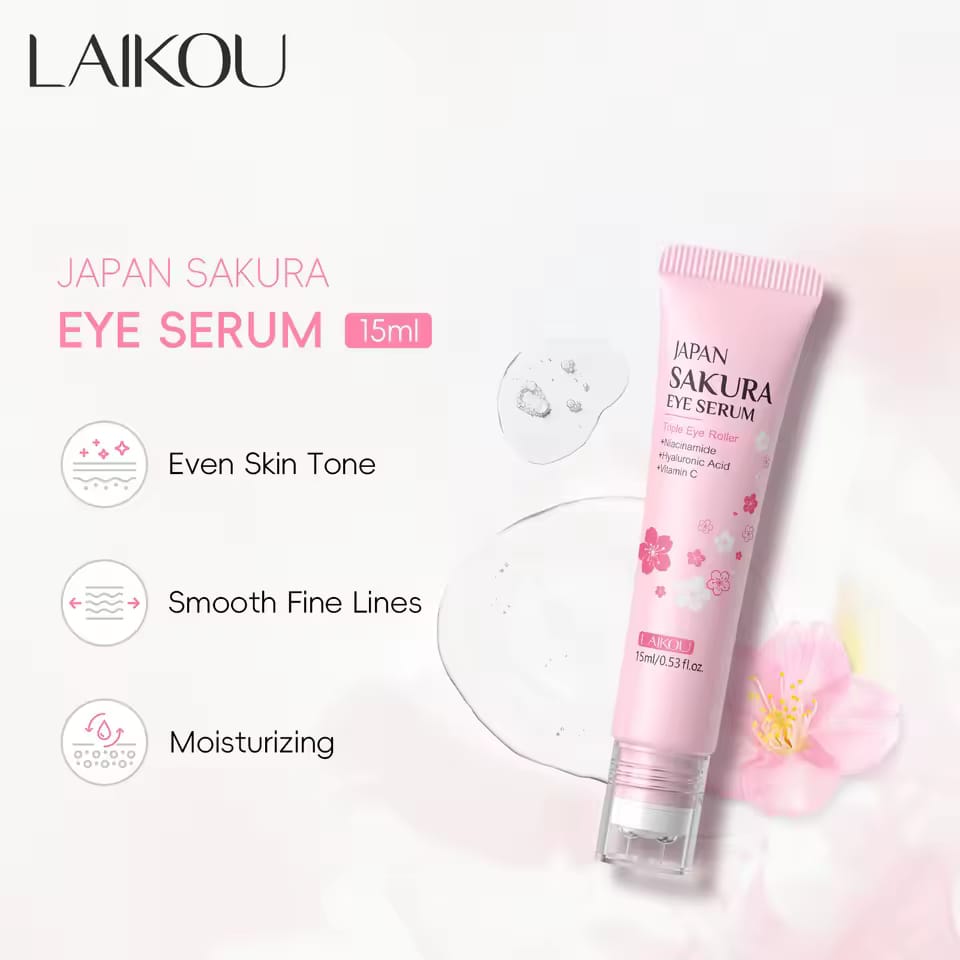 LAIKOU Sakura Eye Serum Eye Ruler  15ml_img_1