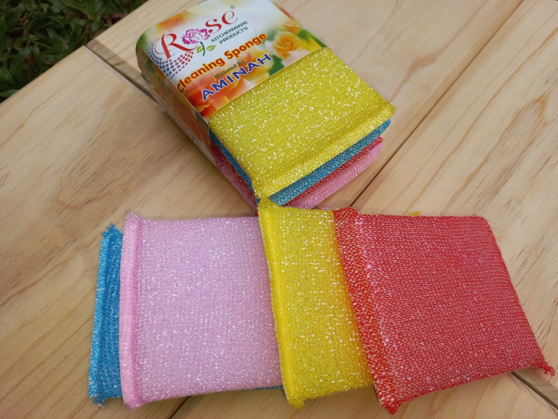 4pcs Dish Washing Sponge_img_1