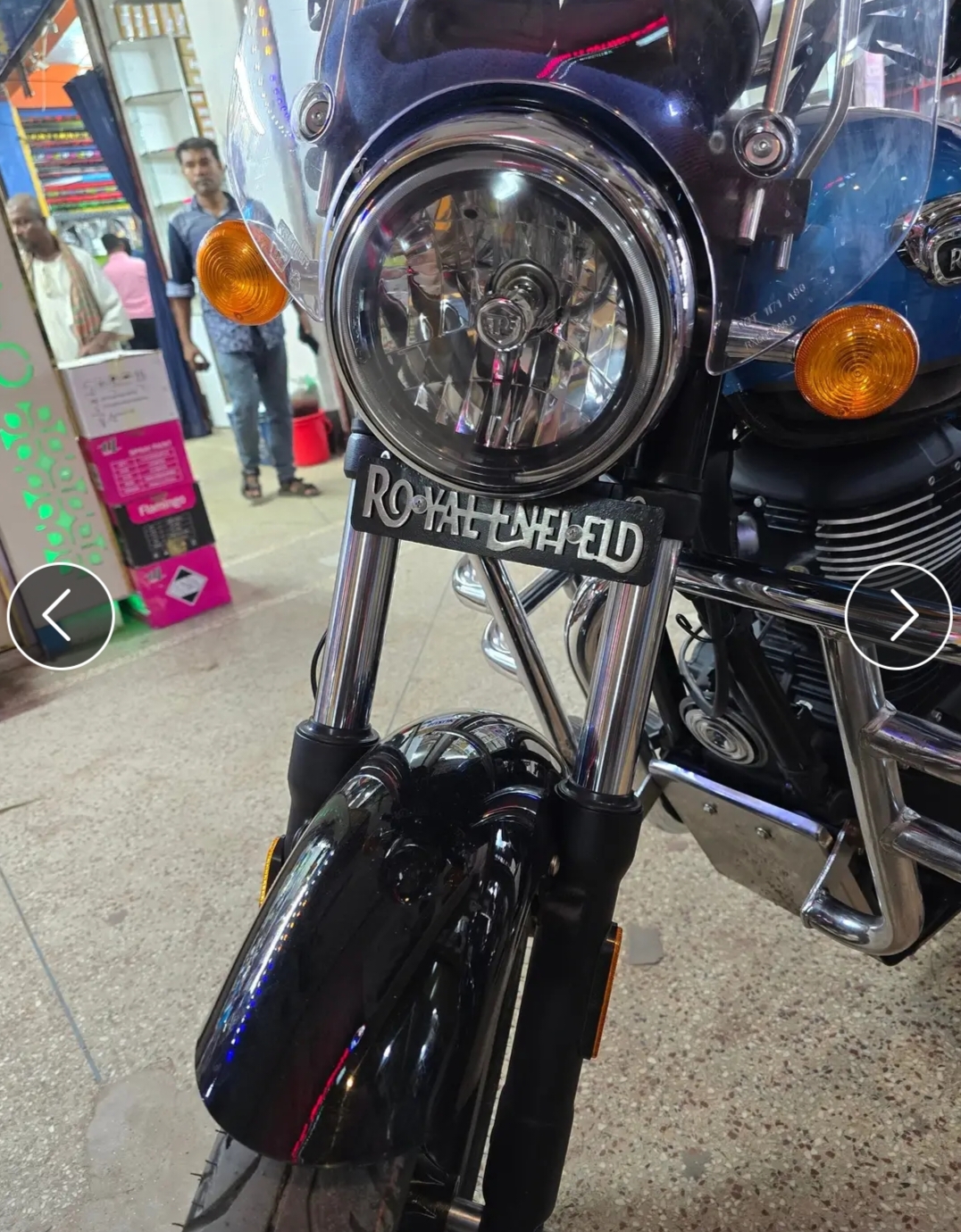 Premium Front Name Plate Board For Royal Enfield All Model_img_6