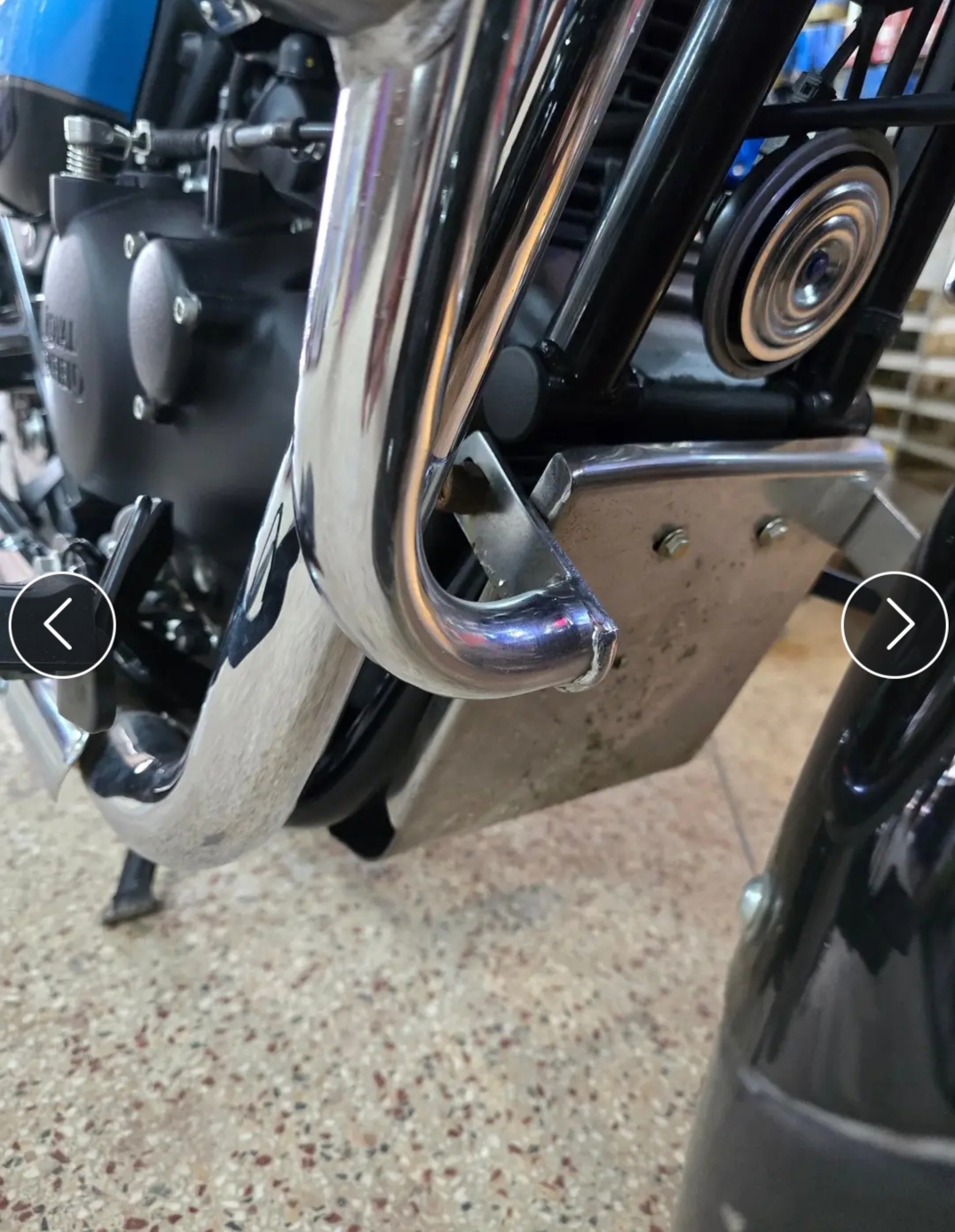 Premium Heavy SS Engin Gourde For Royal Enfield All Model_img_0