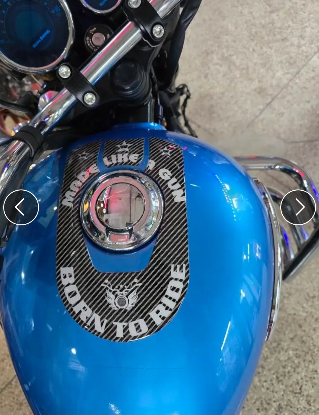 Premium Tank Pad Sticker For Royal Enfield All Model_img_5
