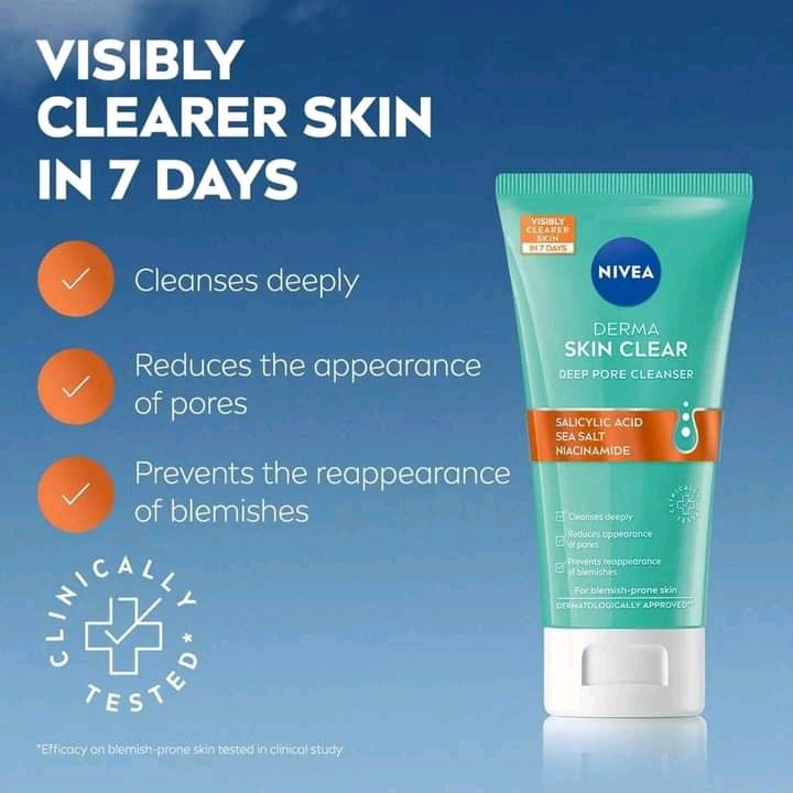NIVEA Derma Acne Care Cleanser – Gel to Foam