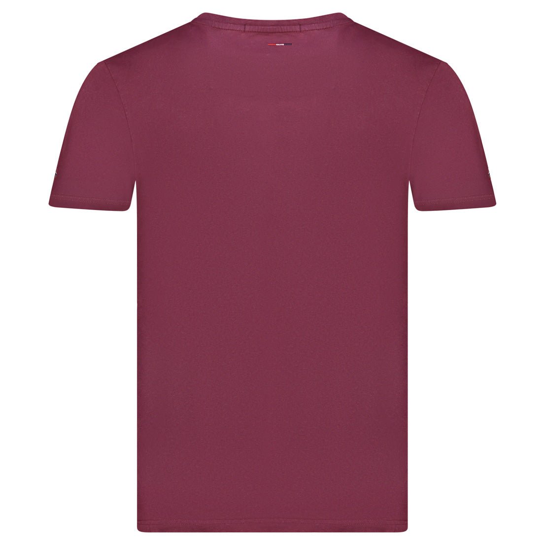 Men's Short-Sleeved T-Shirt with Bordeaux Flag_img_1