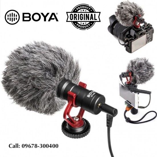 BOYA MM1 Microphone- Vlogging & YouTube Video Microphone For Smartphone, PC DSLR- (BOYA BY-MM1)_img_0