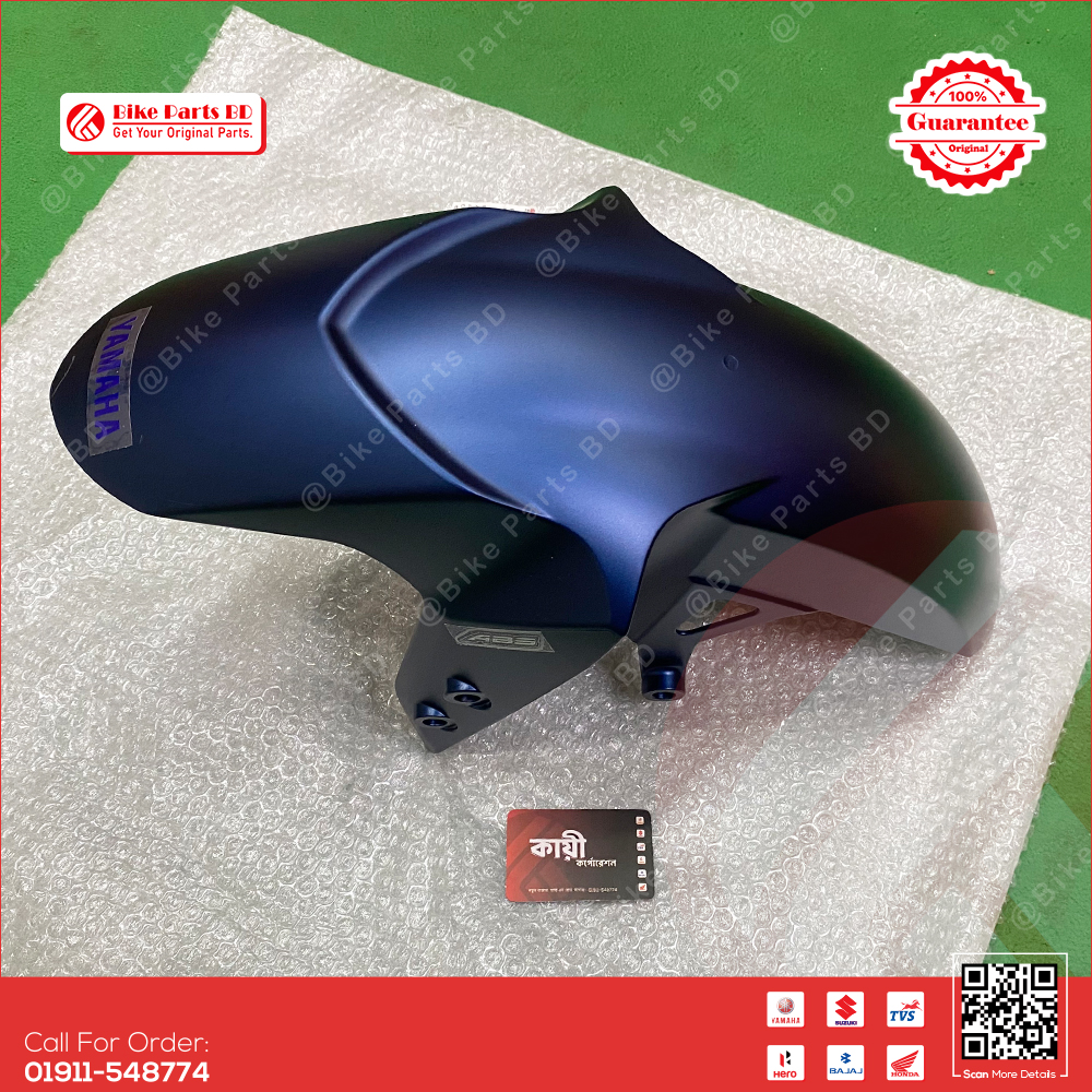 Mudguard (Mat Blue) for Yamaha R15 V4 (Racing Blue) Bike.