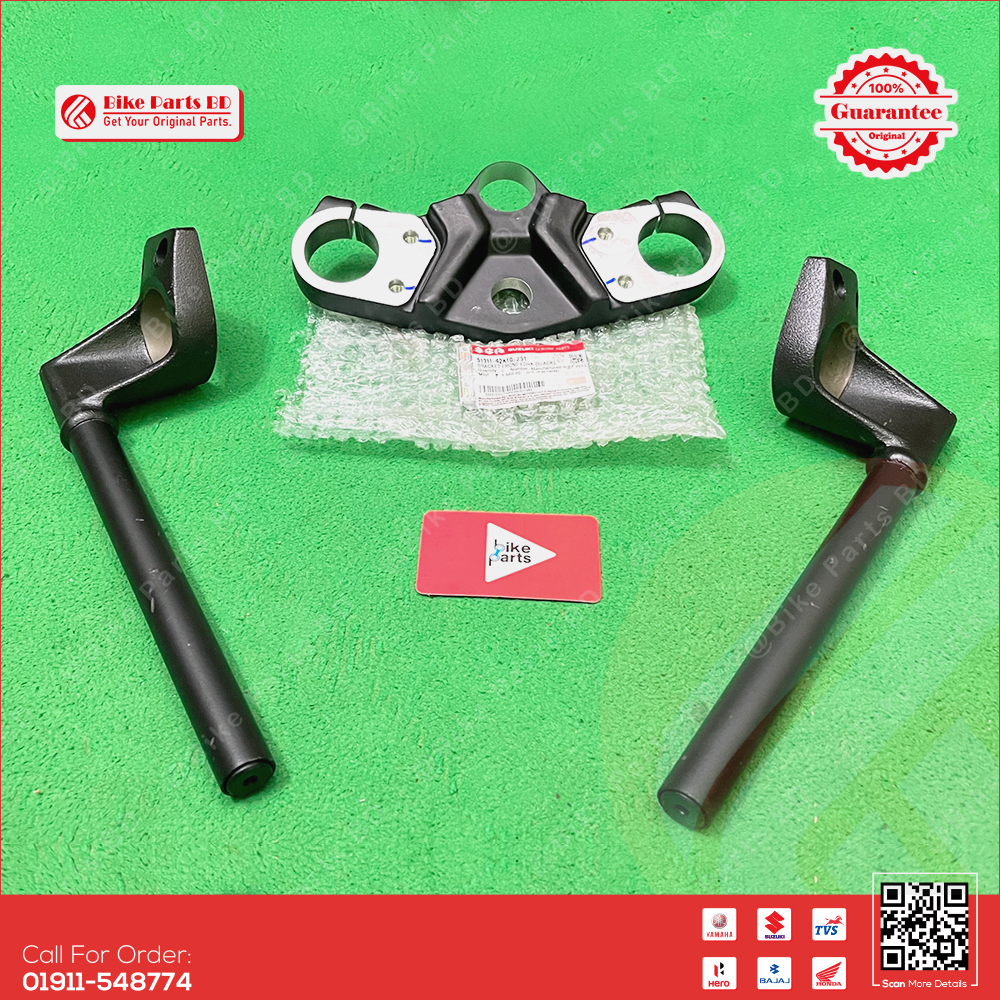 Handle with Handle Plate for Suzuki Gixxer SF (New Model) bike. thumbnail 2