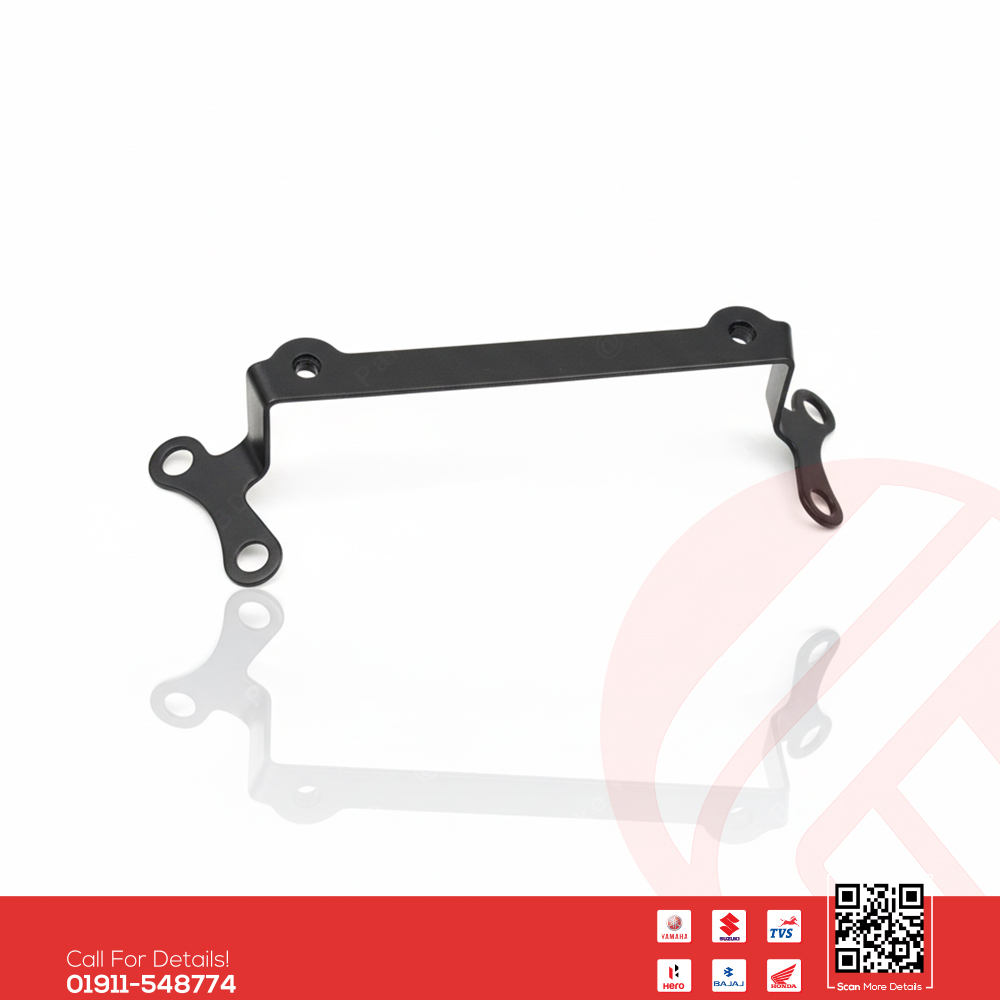 License Bracket Front for Yamaha FZS V3 & FZS V4 bike.