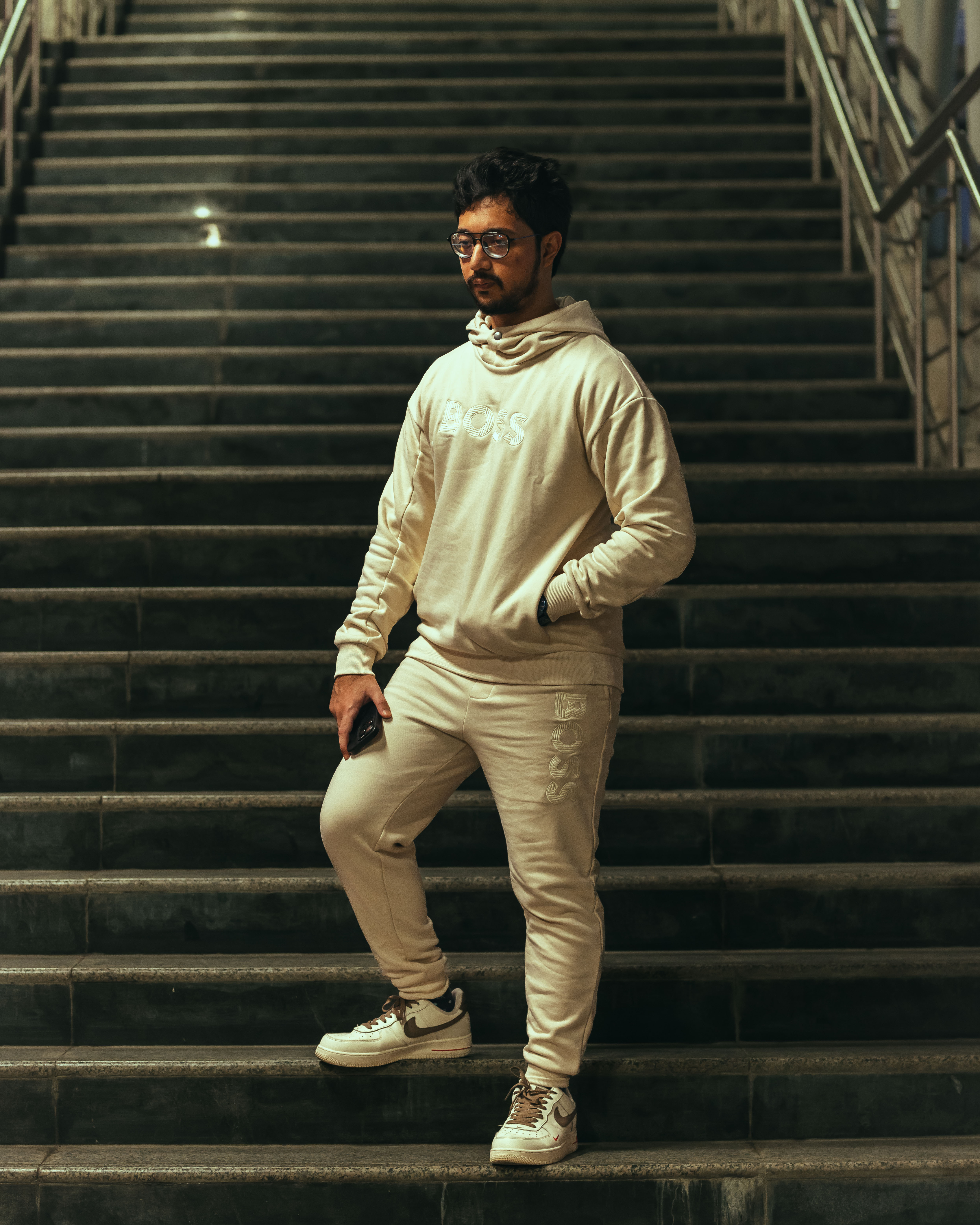 HB Hoodie Joggers Set Off-White_img_1