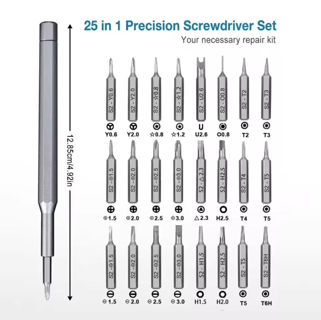 24 in 1 Magnetic Precision Screwdriver SetMultifunction Repair Tool Kit for Electronics & Home Appliances S0222_img_2