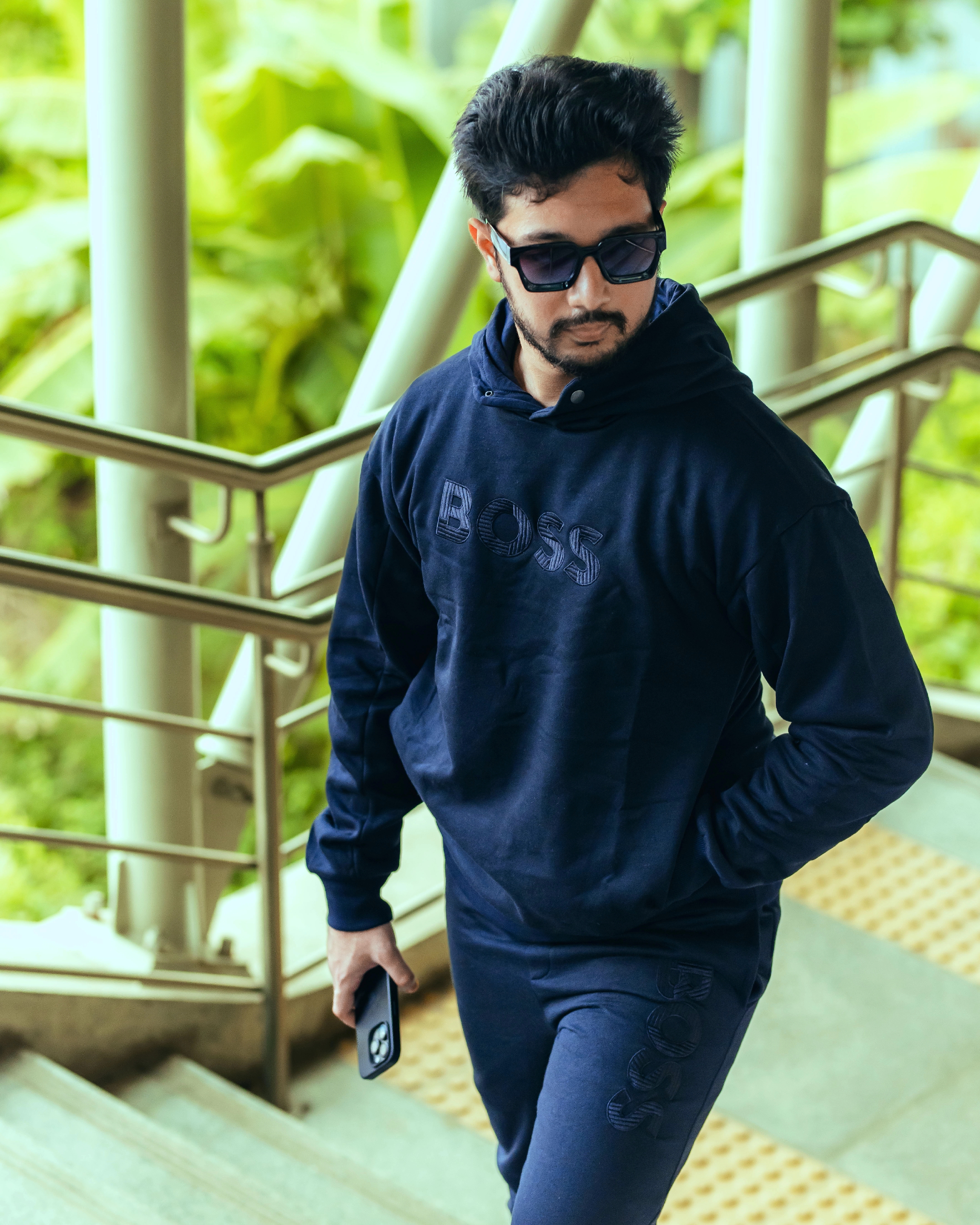 HB Hoodie Joggers Set Navy Blue_img_0