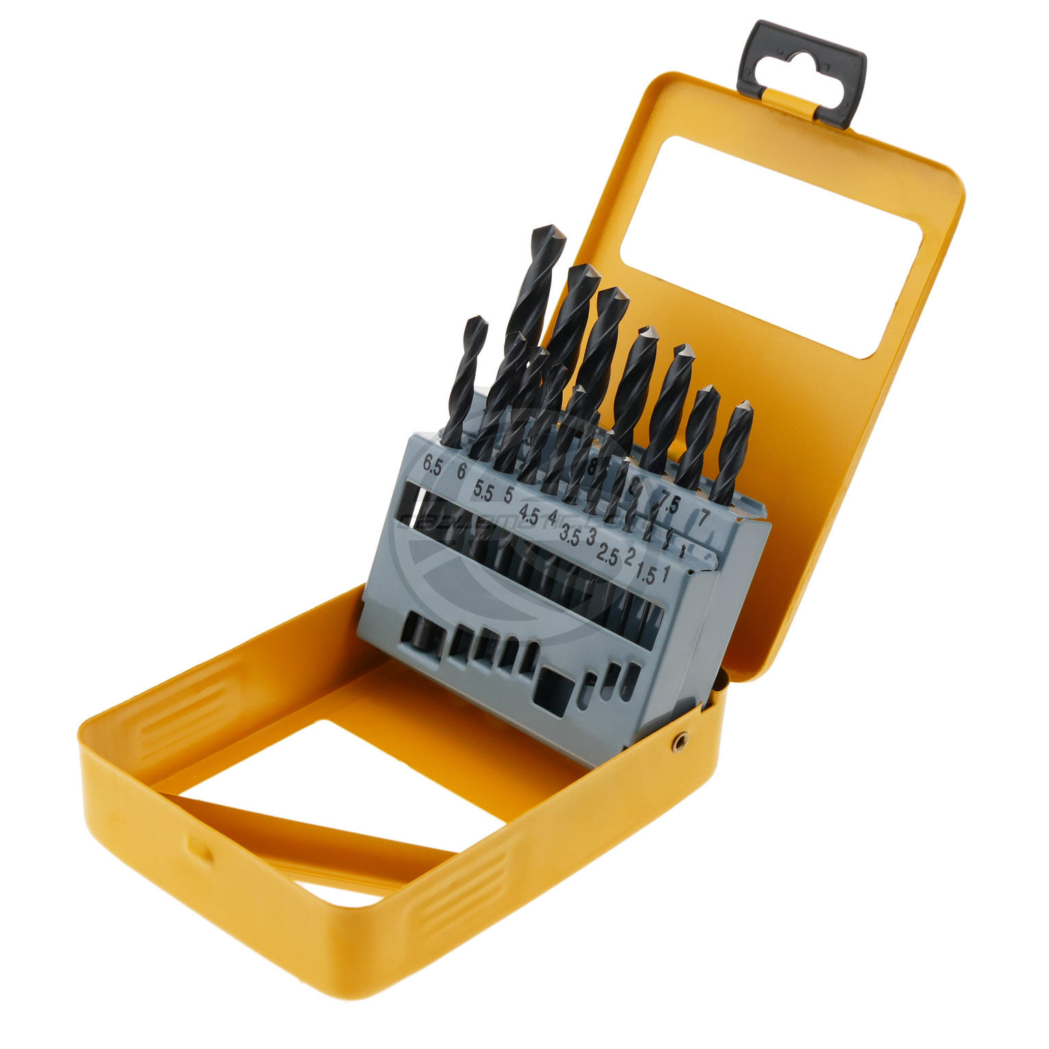 TOLSEN 19pcs HSS High Speed Twist Drill Bits Set (1-10MM) w/ Hard Case 75081_img_3