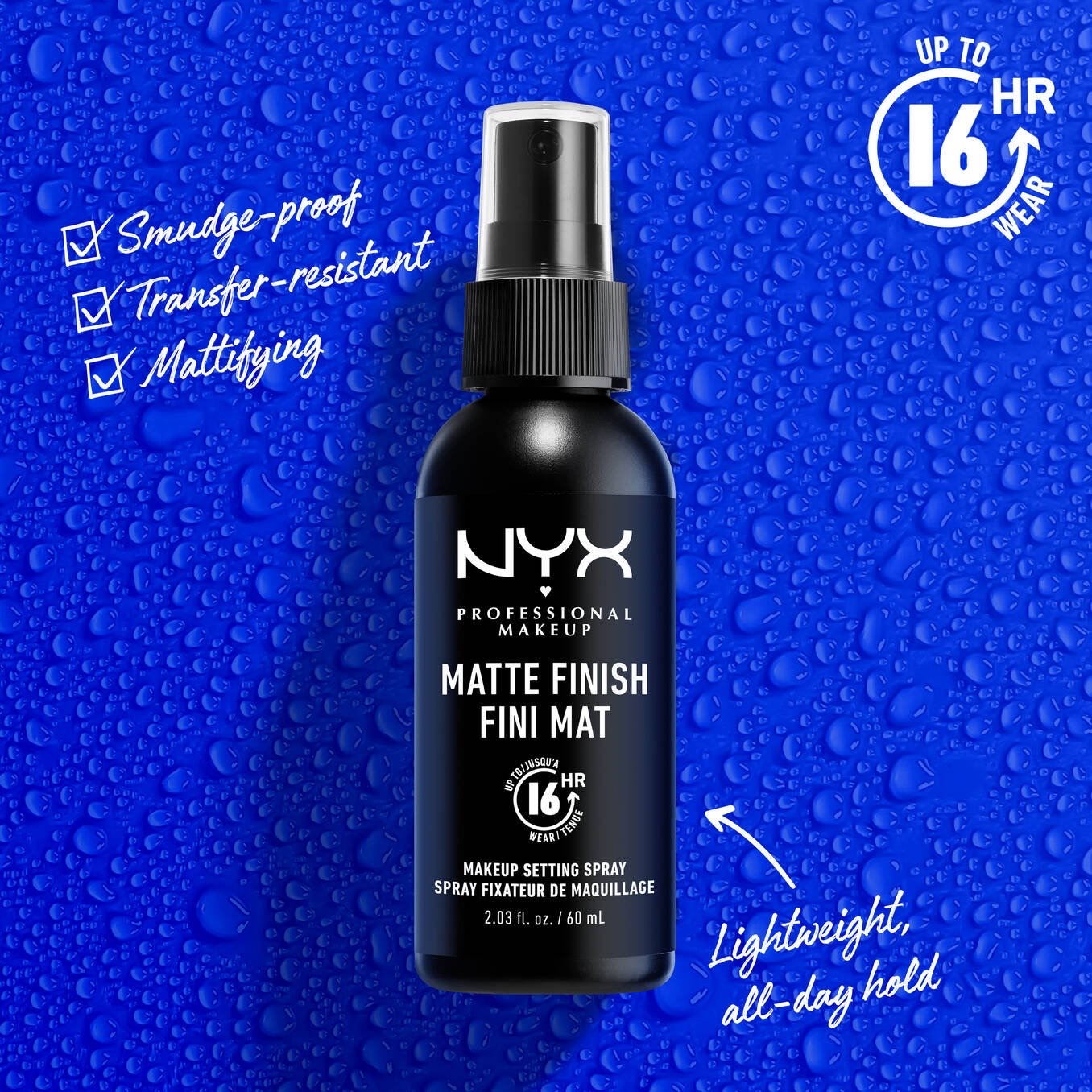 NYX MAKEUP SETTING SPRAY - MATTE Long-Lasting Matte Finish Setting Spray_img_1