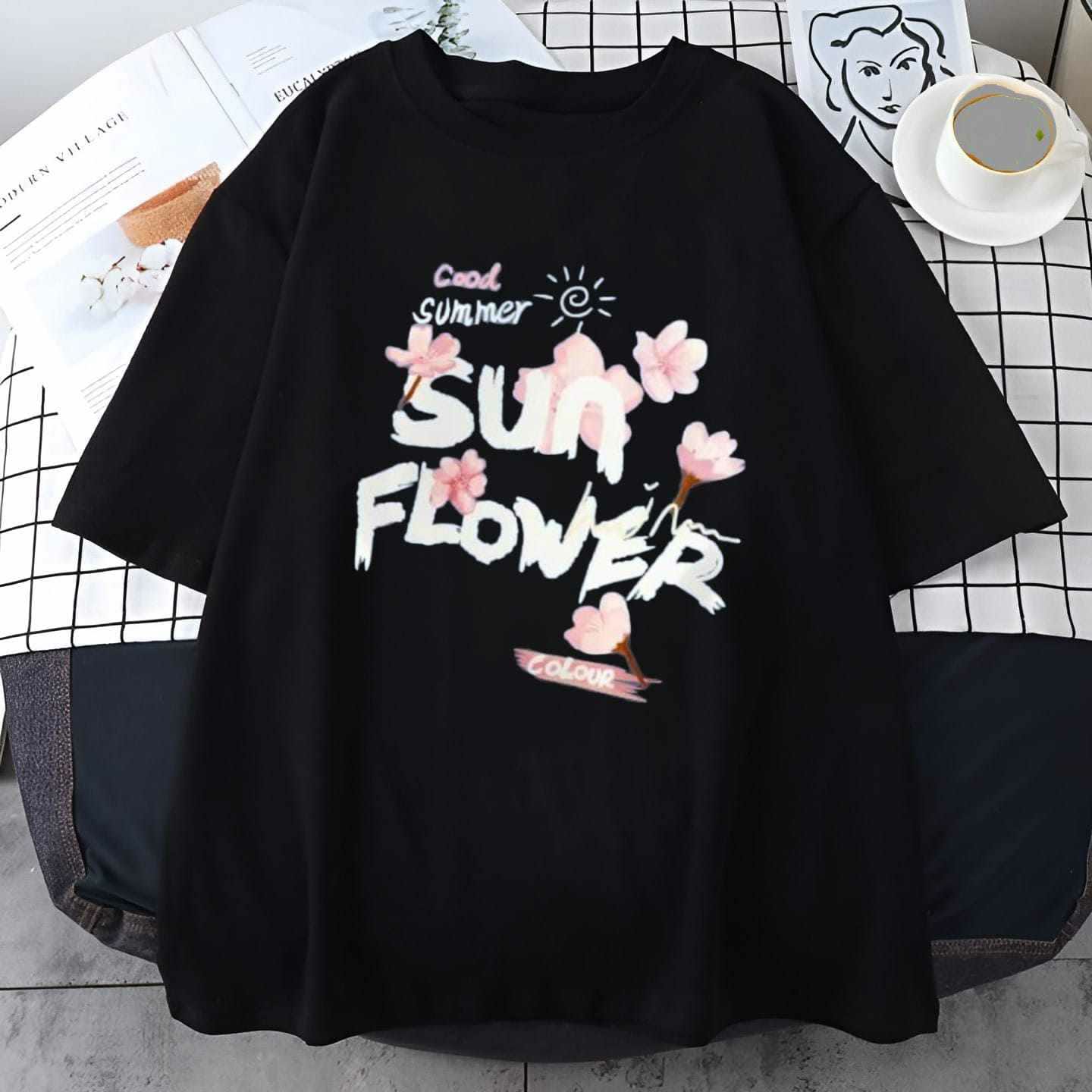 Drop Shoulder Ladies T-shirt