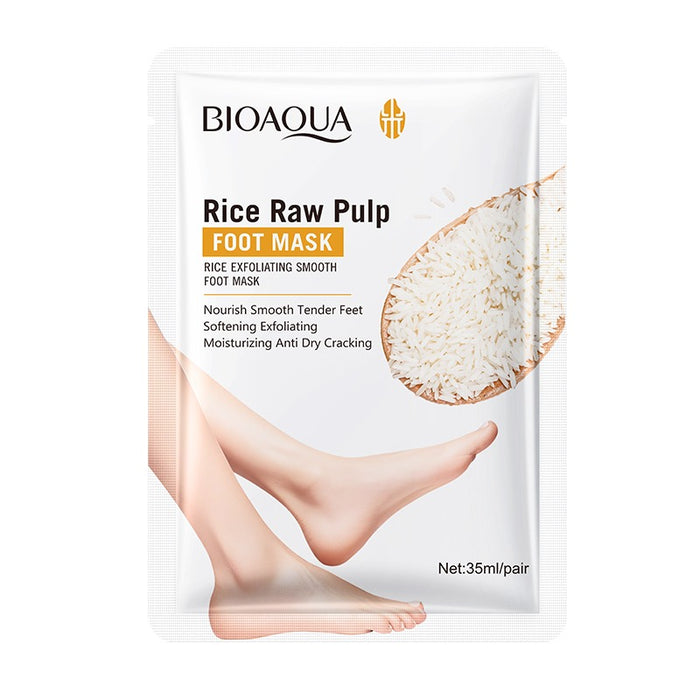 BIOAQUA Organic Foot Mask - Hydrating & Exfoliating Foot Care