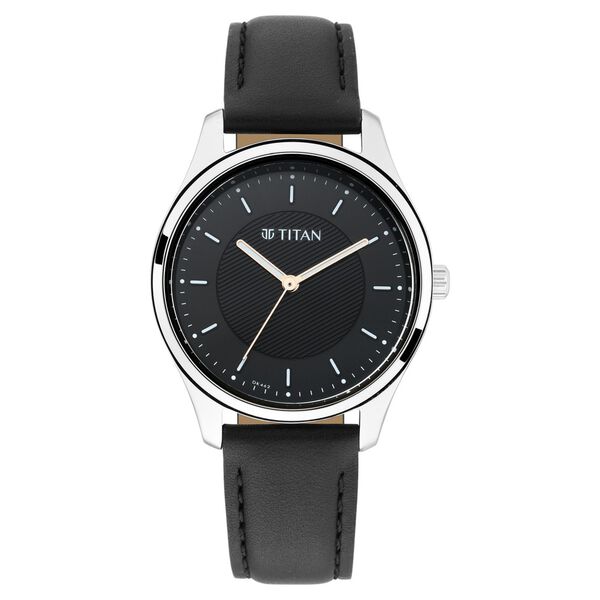 TITAN Women’s Leather Strap Analog Watch - 2639SL01_img_0
