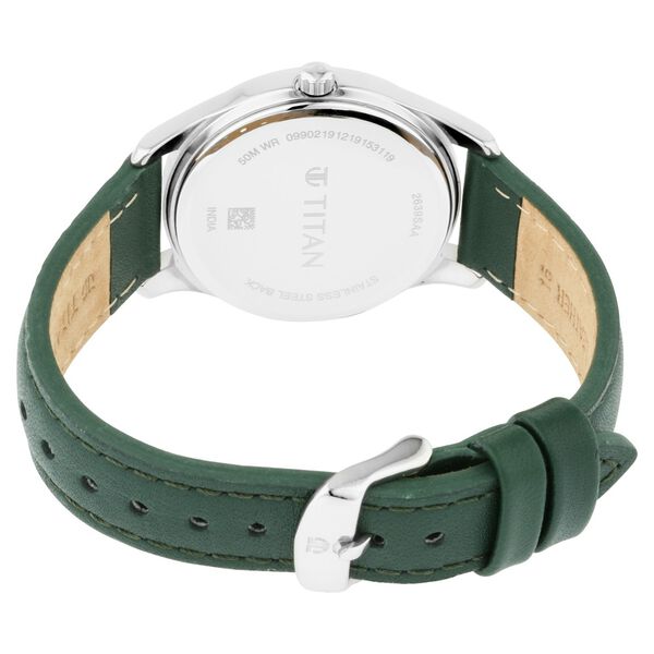 TITAN Women’s Leather Strap Analog Watch - 2639SL04_img_4