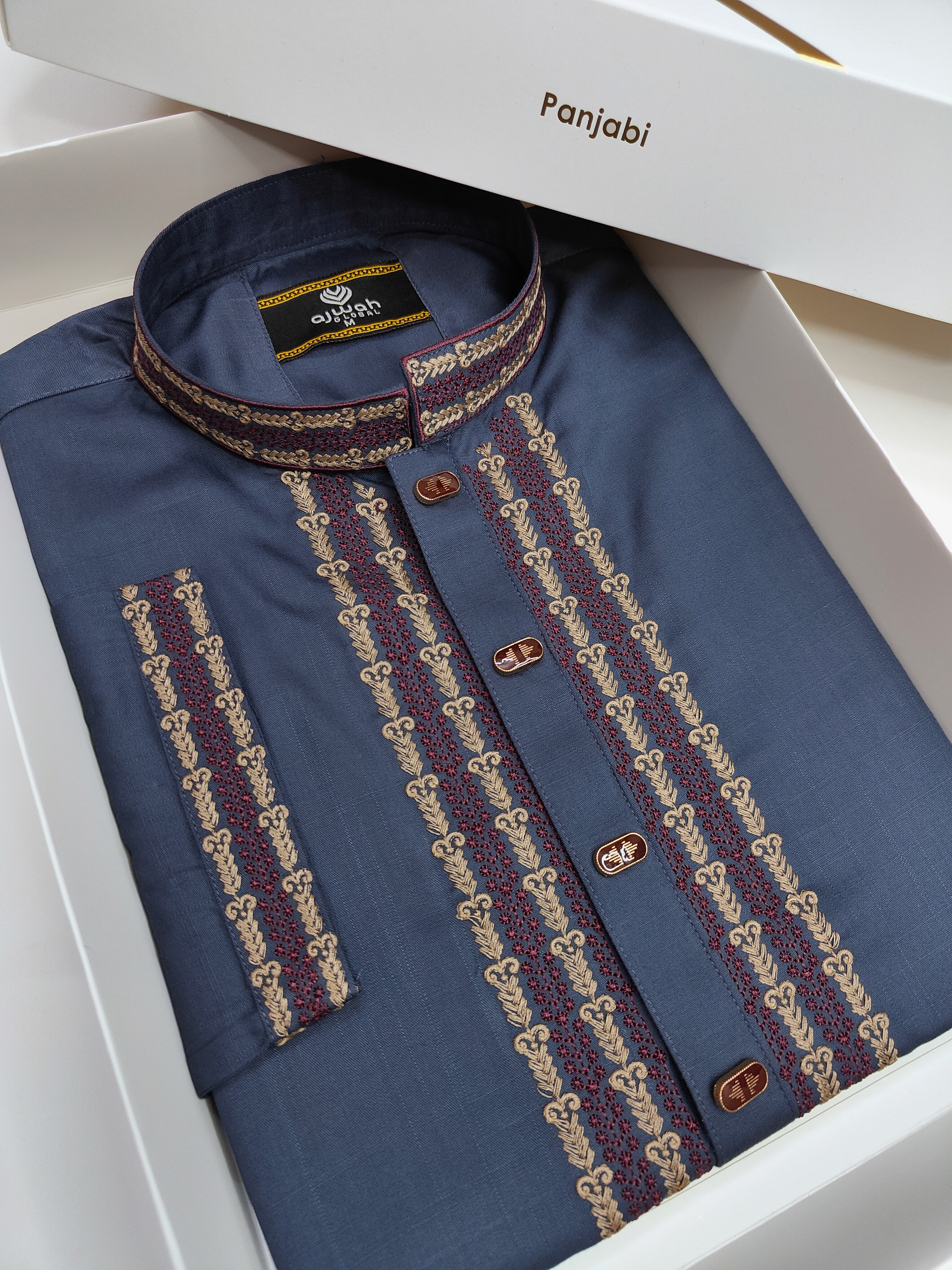 Majestic Heritage – Ajwah Exclusive Embroidered Panjabi_img_0