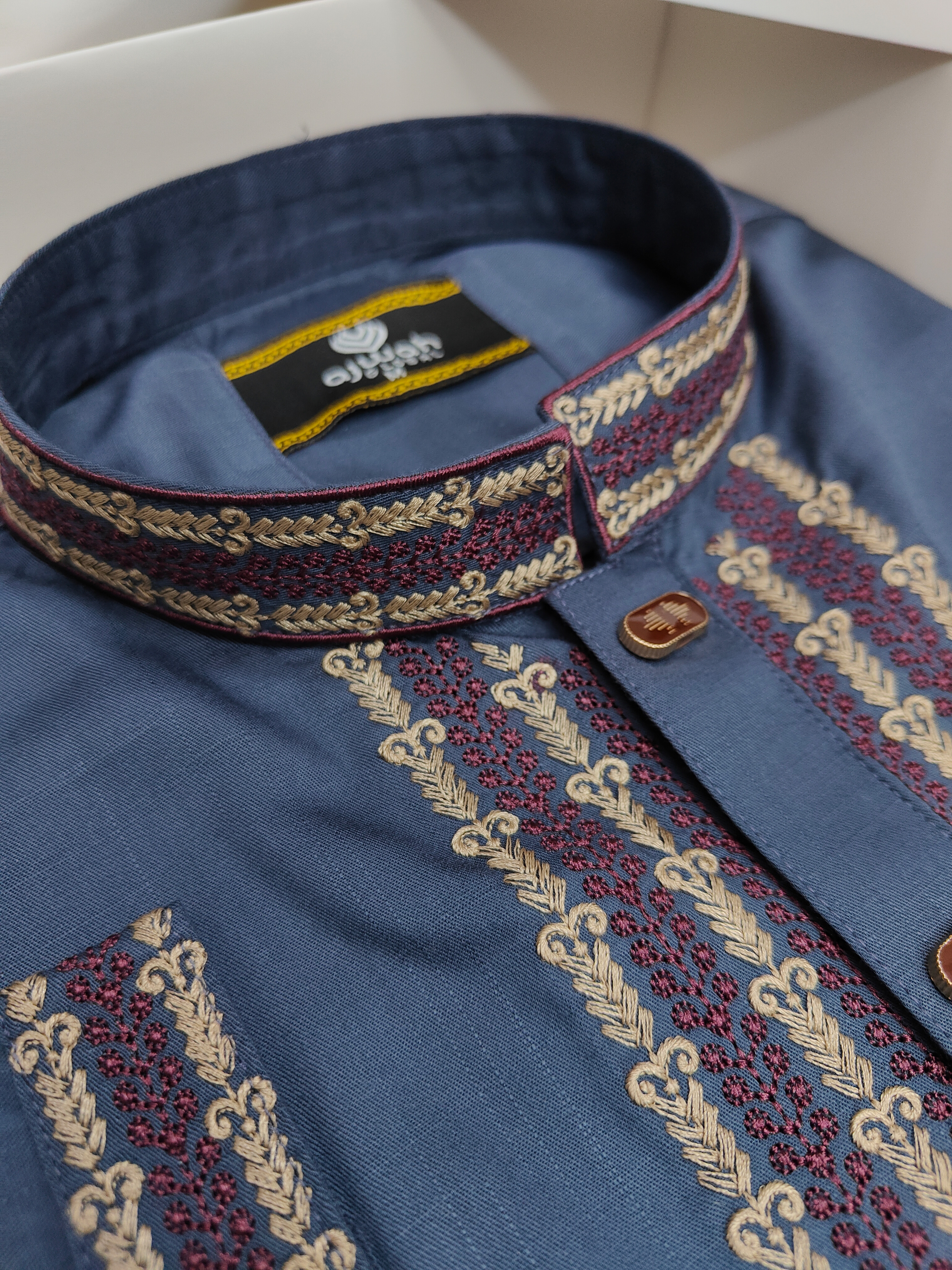 Majestic Heritage – Ajwah Exclusive Embroidered Panjabi_img_2