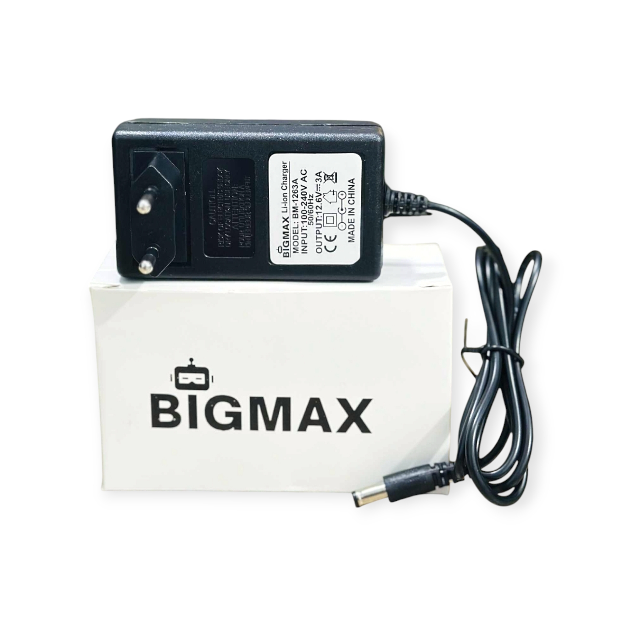 BigMAX 12.6V 3A Li-ion Battery Charger | High-Speed CC-CV Smart Charger for 3S Lithium Pack_img_1