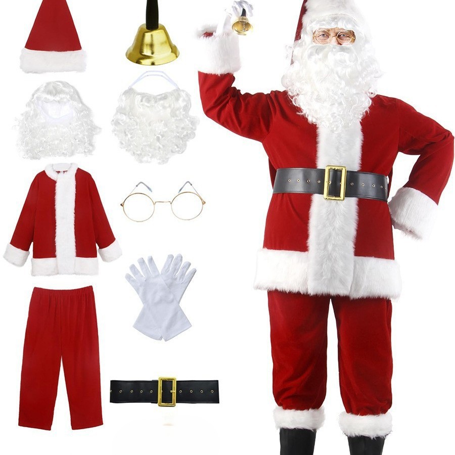 Adult Santa Claus costume set