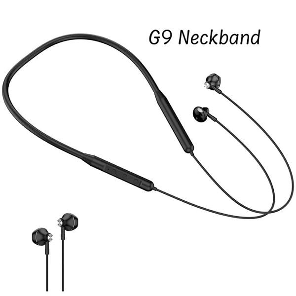 GearUP G9 Neckband Magnetic Metal Earphone With Good Quality Microphone_img_0