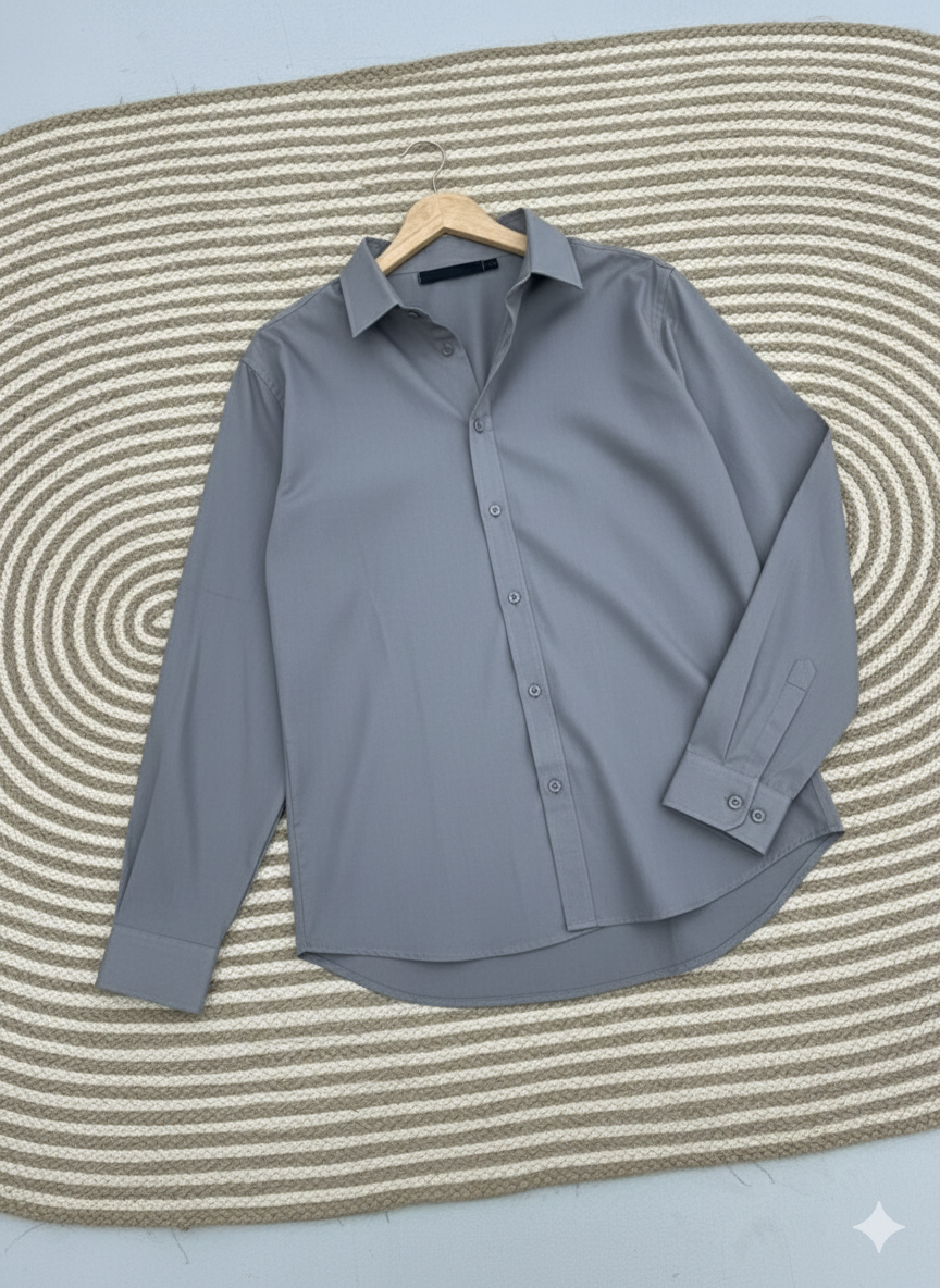 Micro stich shirt -Ash
