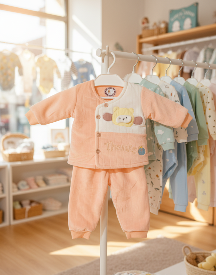 Baby Winter Thermal Premium Set (0–12 Months, 2 Pieces)