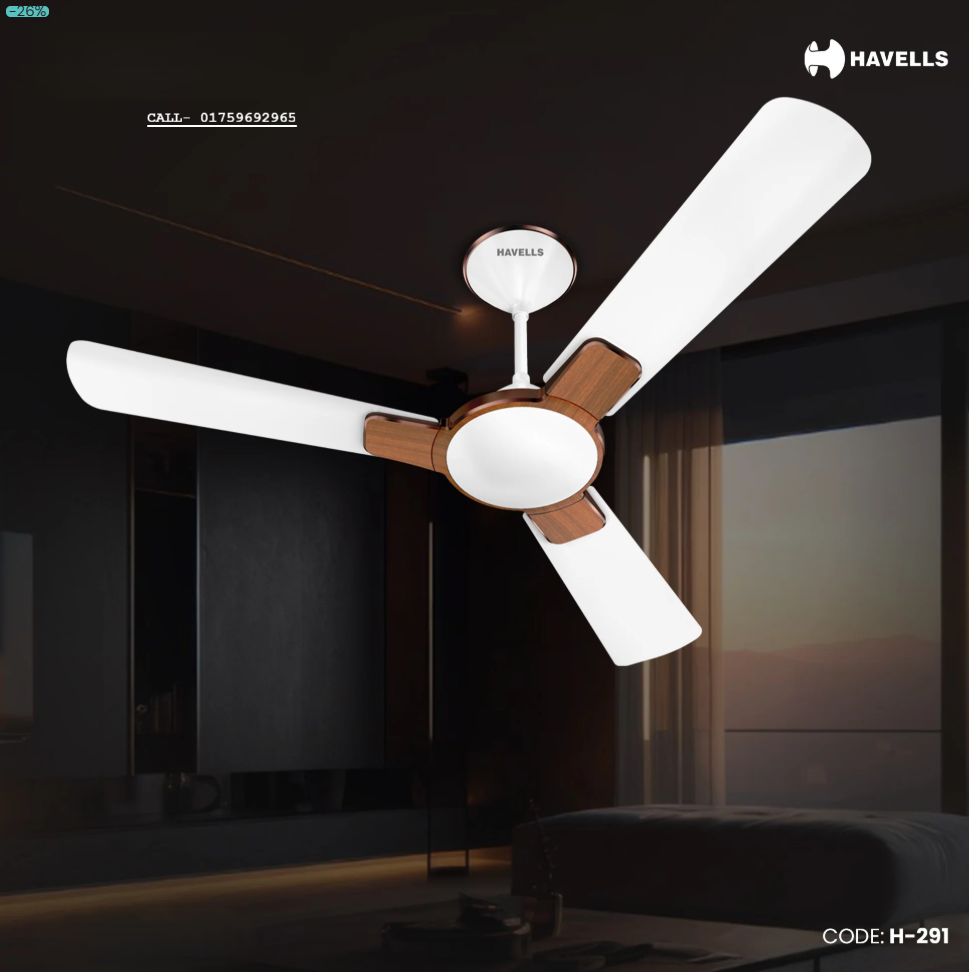 Havells ENTICER ART 56" Ceiling Fan ( Rosewood ) H-291