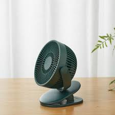 P8 Portable Mini USB Rechargeable 1200mAh Mini Clip Fan_img_1