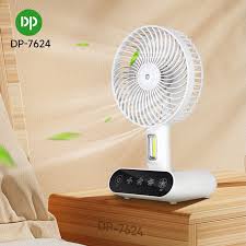 Duration Power DP-7624 Desktop Portable Rechargeable Fan 3000mAh