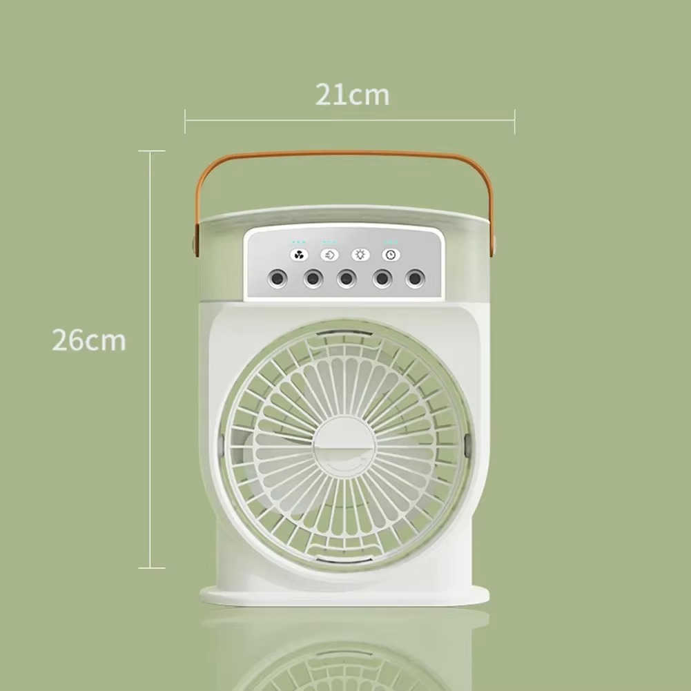 3 In 1 Air Cooling USB Fan with LED Night Light Water Fan_img_4