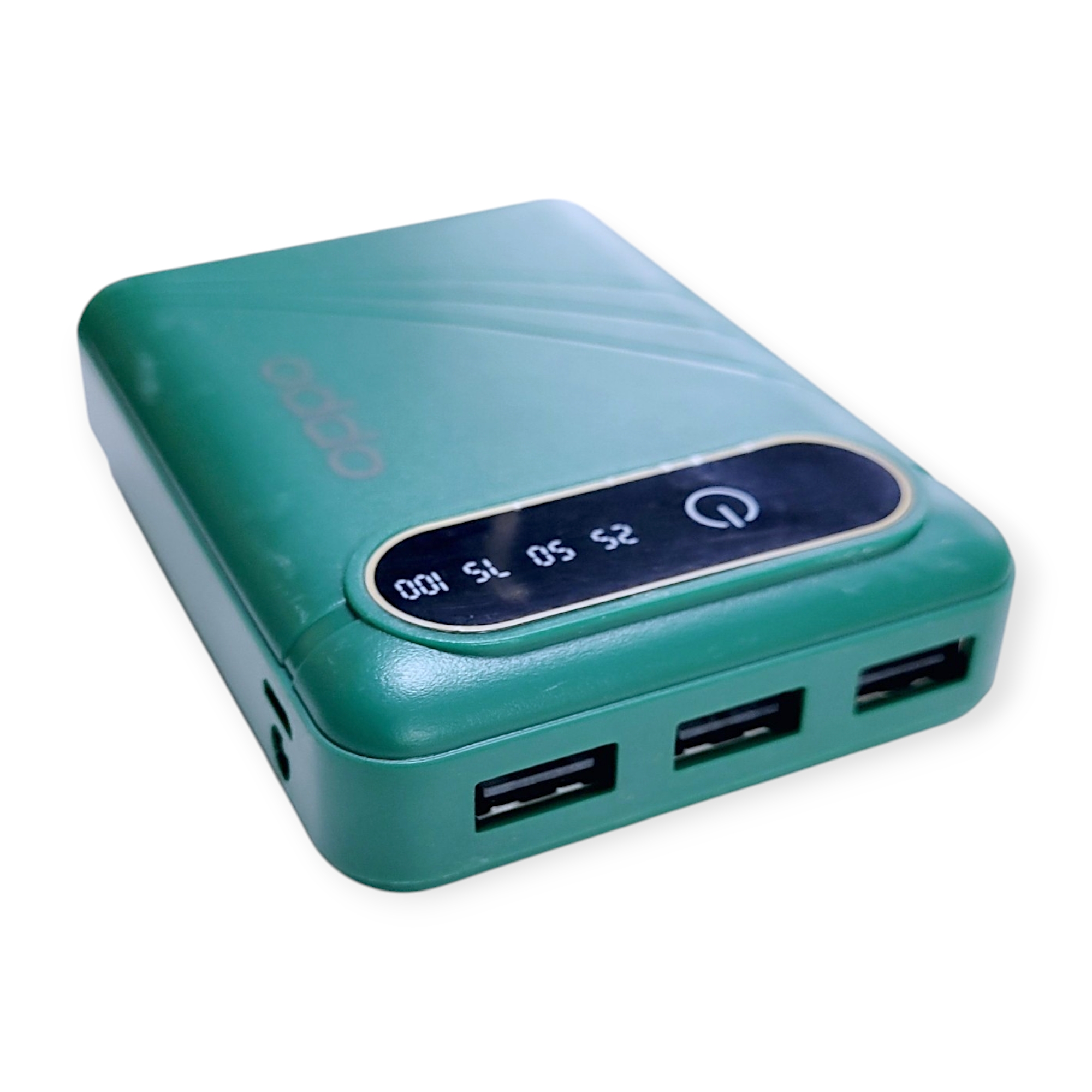 3×18650 Power Bank Case with LED Indicator | Triple USB Output DIY Rechargeable Battery Enclosure (White / Green / Black)