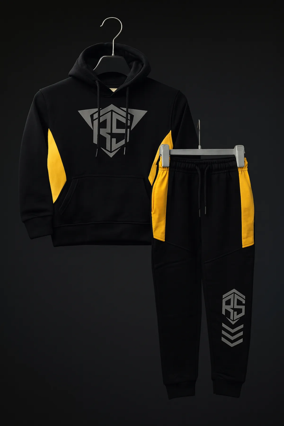 RS Black Hoodie Set - Image 1