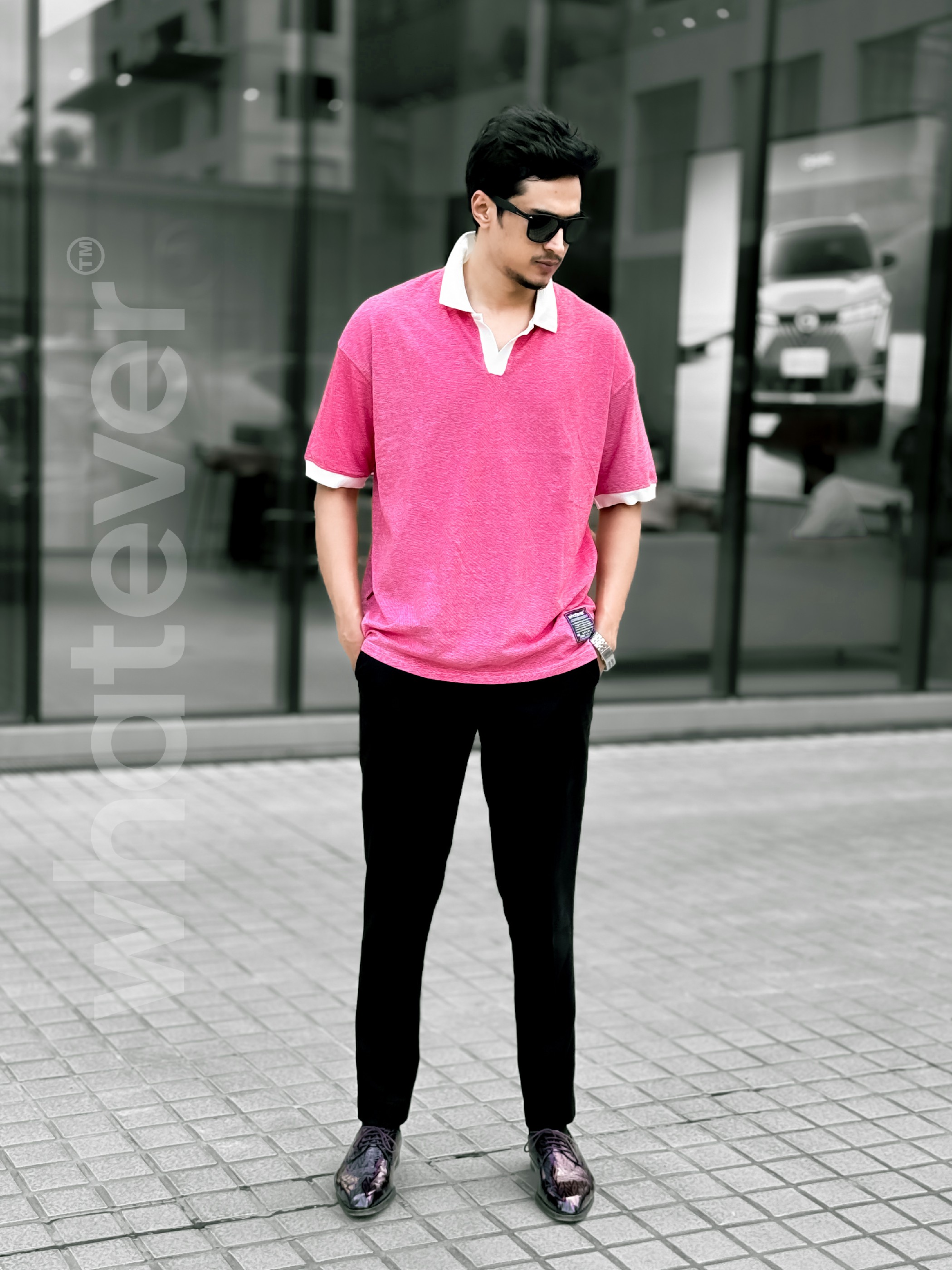 OLD MONEY PK WASH POLO (Rose Red)_img_6