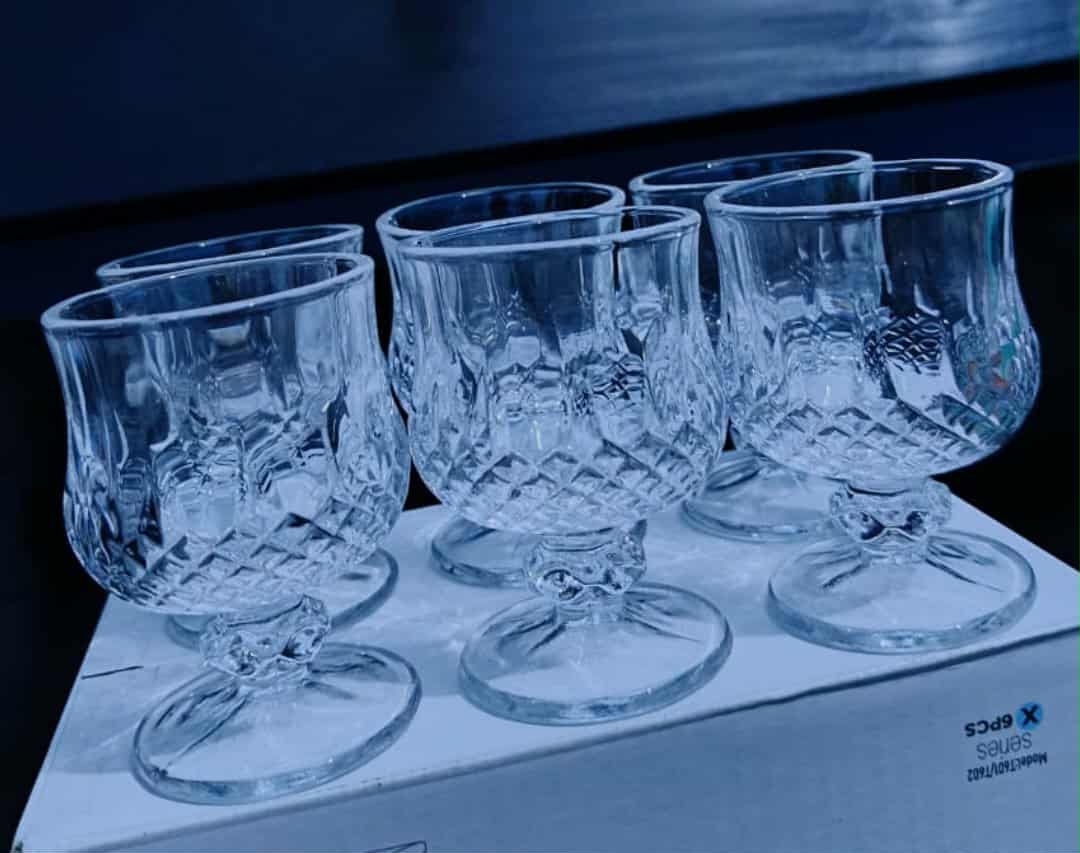 Premium Drinking Glass Set – 6 Pcs