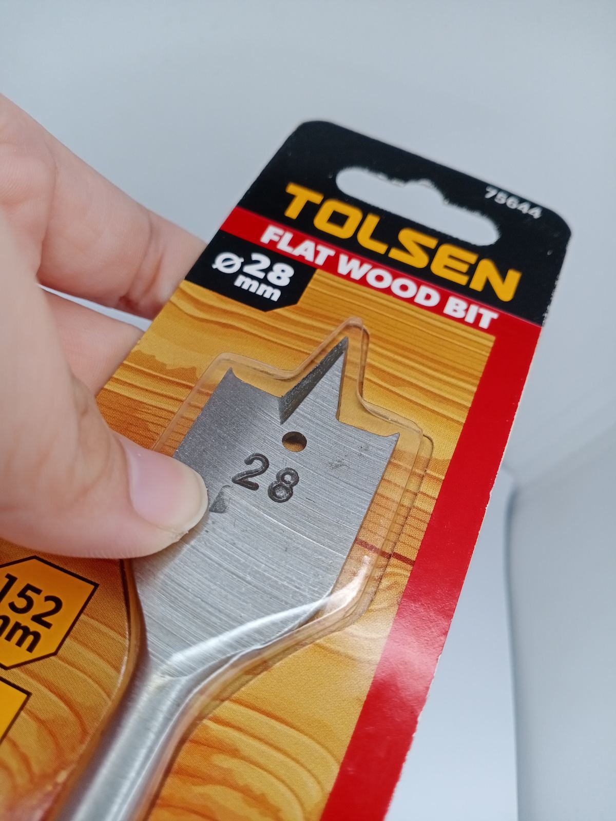 TOLSEN Flat Wood Drill Bit w/ 1/4" Hex Shank ( 12 | 14 | 16 | 18| 19 | 20 | 22 | 25 | 28 | 30 | 32 | 38mm ) 75634 to 75645_img_4