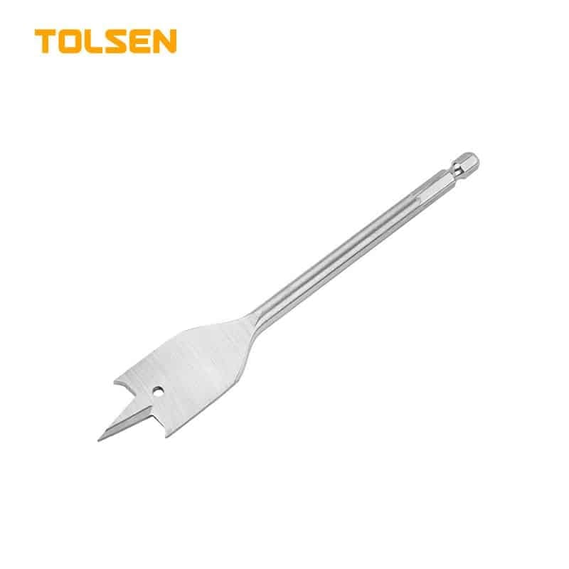 TOLSEN Flat Wood Drill Bit w/ 1/4" Hex Shank ( 12 | 14 | 16 | 18| 19 | 20 | 22 | 25 | 28 | 30 | 32 | 38mm ) 75634 to 75645_img_13