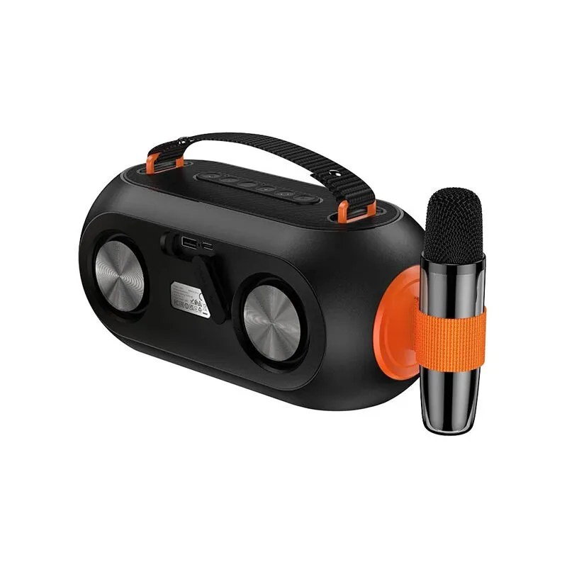 Hoco Ds64 Wireless Bluetooth Speaker - 30W Hi-Fi Deep Bass & RGB Lighting (Original) thumbnail 2