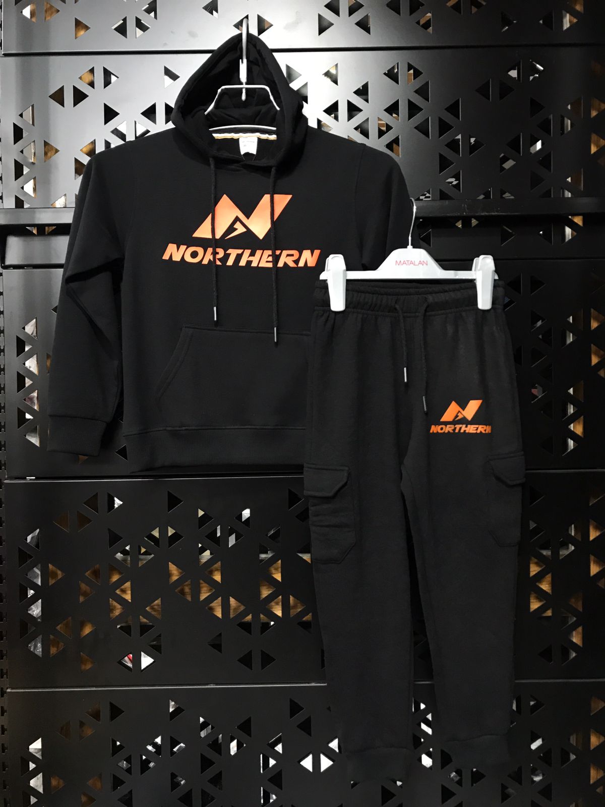 Kids Hoddie Set ( Norther Black) - Image 3