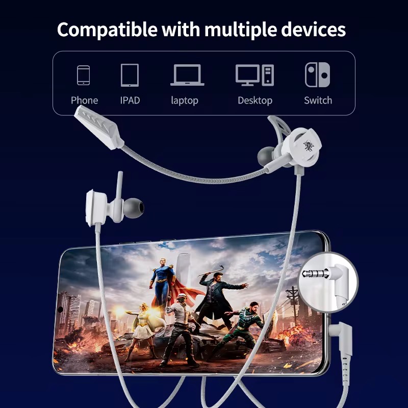 Plextone RX3 Pro Cyberpunk 3.5mm Gaming Earphones_img_6