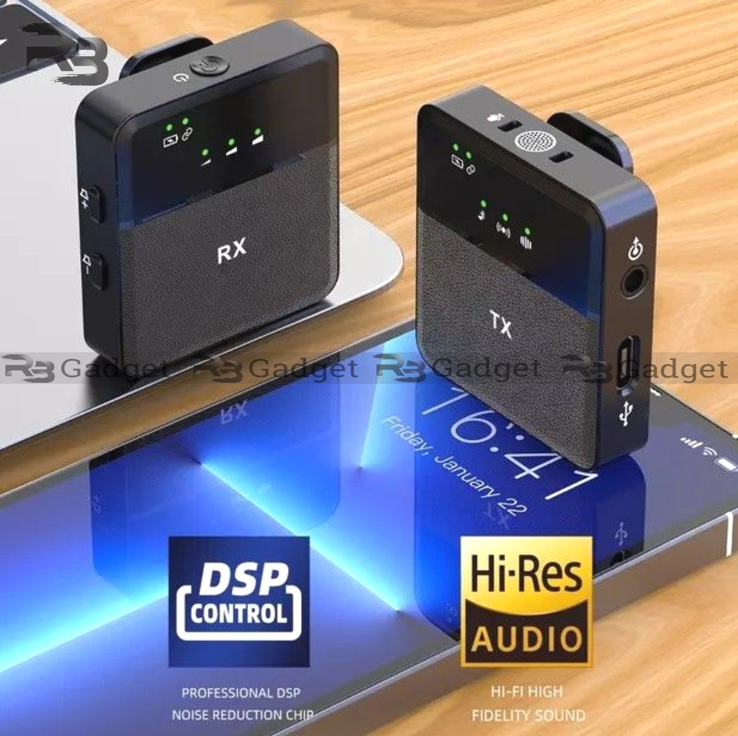 SX9 Mini Wireless Microphone For Type C & 3.5 Interface 1:1_img_0
