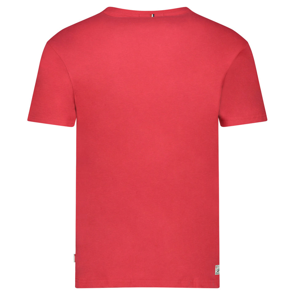 Canadian Peak JOGOEAK Homme - T-Shirt Col Rond avec Impressions et Drapeau Rouge_img_4