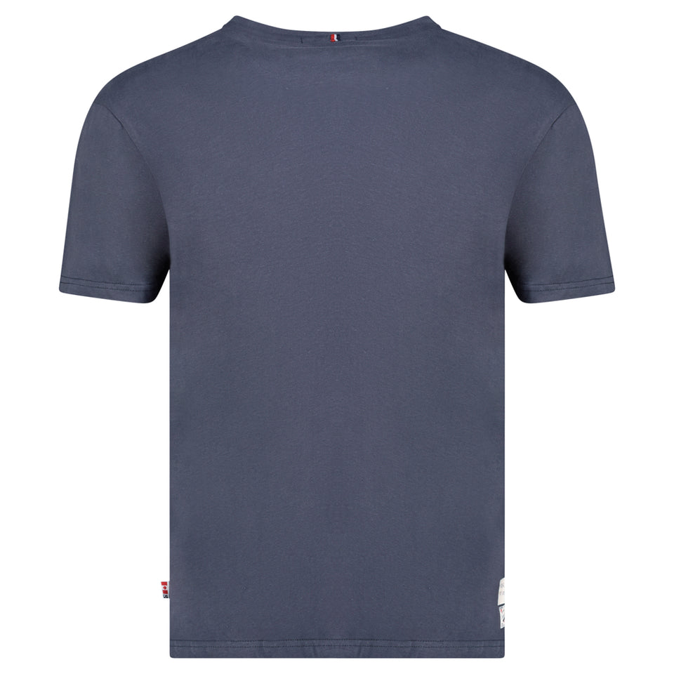 Canadian Peak JOGOEAK Homme - T-Shirt Col Rond avec Impressions et Drapeau Marine_img_1