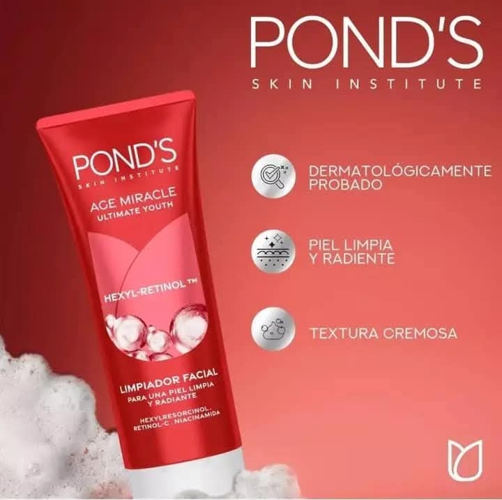 POND'S Age Miracle Facial Foam – Ultimate Youth with Hexyl-Retinol