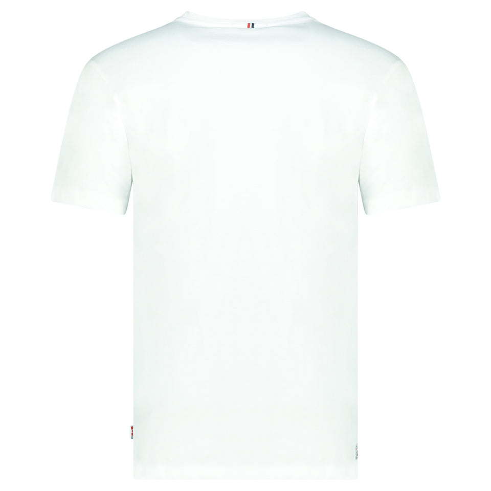 Canadian Peak JOGOEAK Homme - T-Shirt Col Rond avec Impressions et Drapeau Blanc_img_3