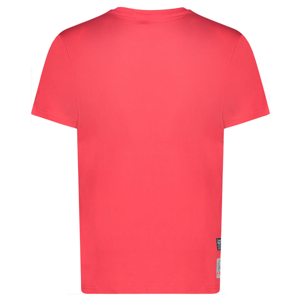 Canadian Peak JOFFROYEAK Homme - T-Shirt Col Rond avec Impressions et Drapeau Rouge_img_3