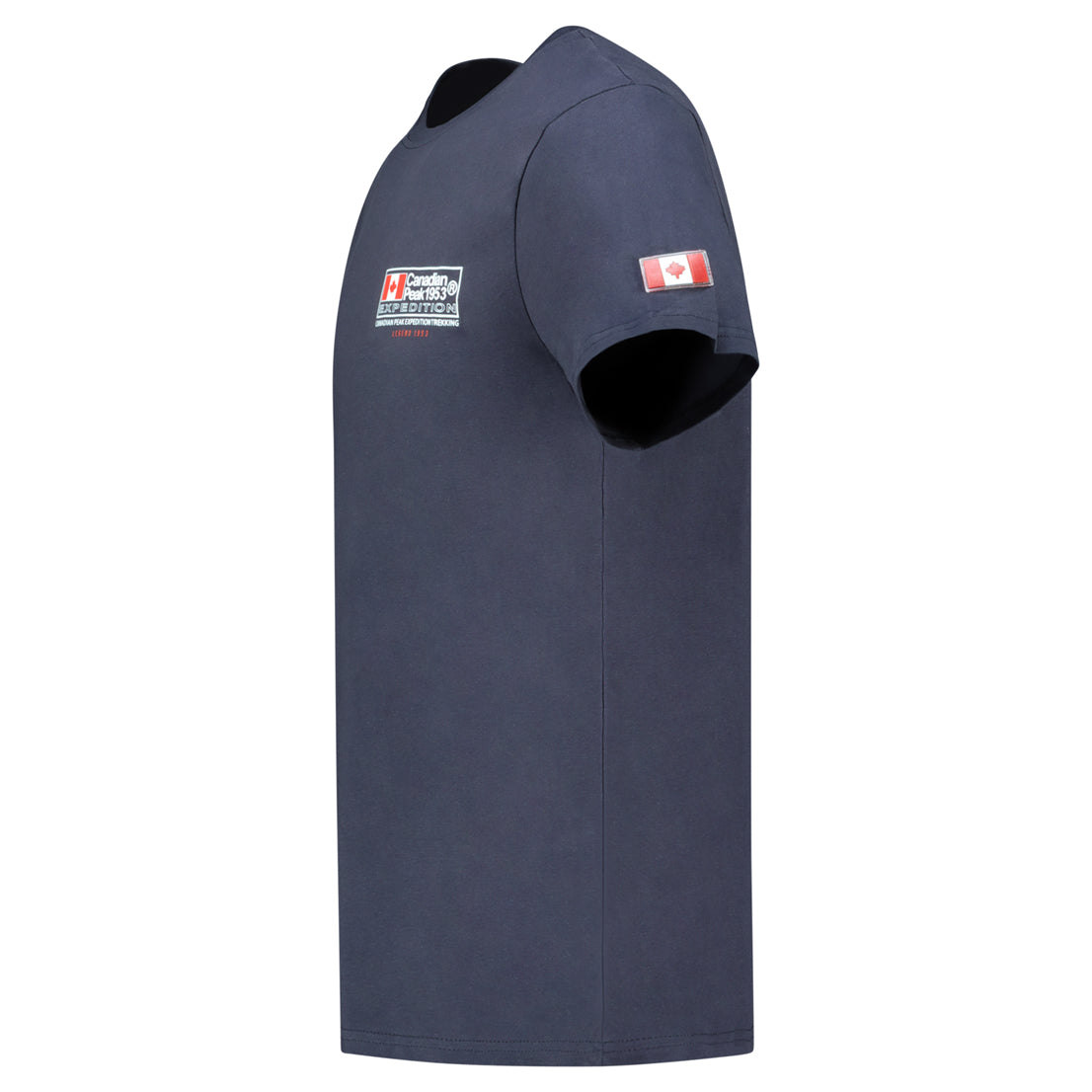Canadian Peak JOFFROYEAK Homme - T-Shirt Col Rond avec Impressions et Drapeau Marine_img_1