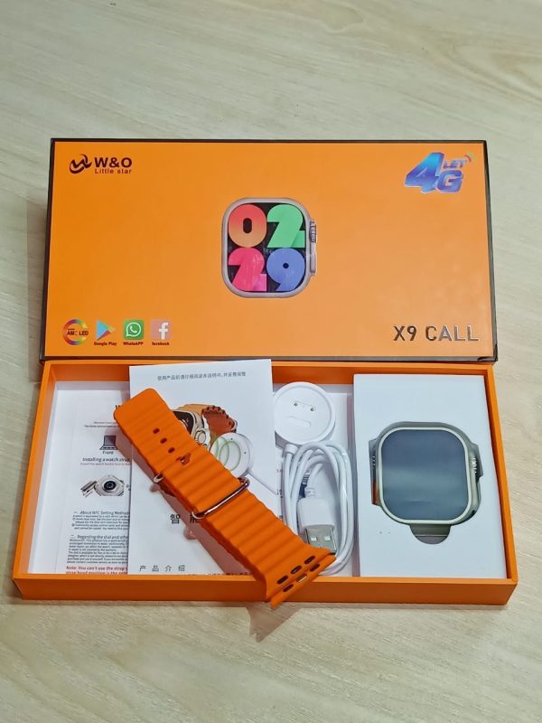 W&O Little Star X9 CALL 4G Android Smartwatch With Super AMOLED Display – 1GB/16GB_img_1