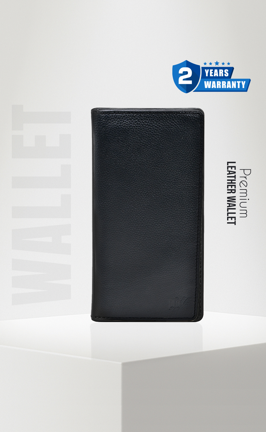 ProX High Quality Original Cow Leather Wallet_PW-2715 Black_img_0