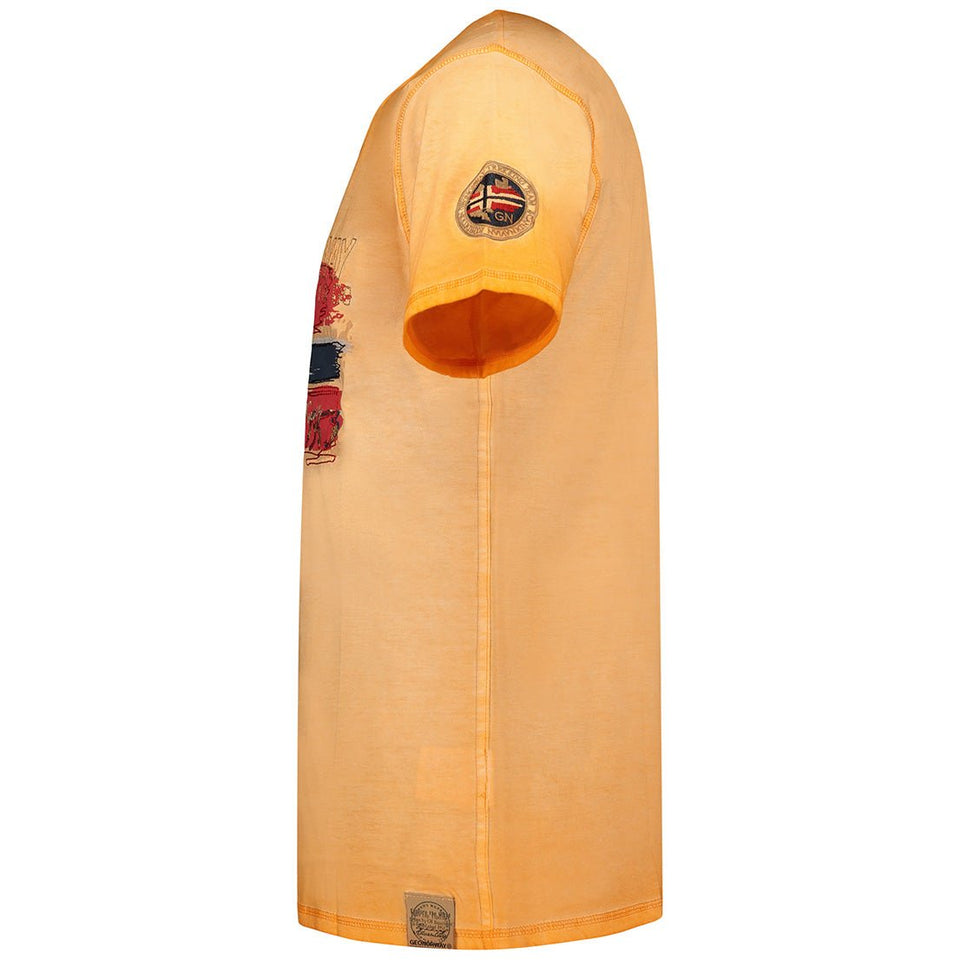 Joasis Homme - V-neck T-shirt Orange_img_3
